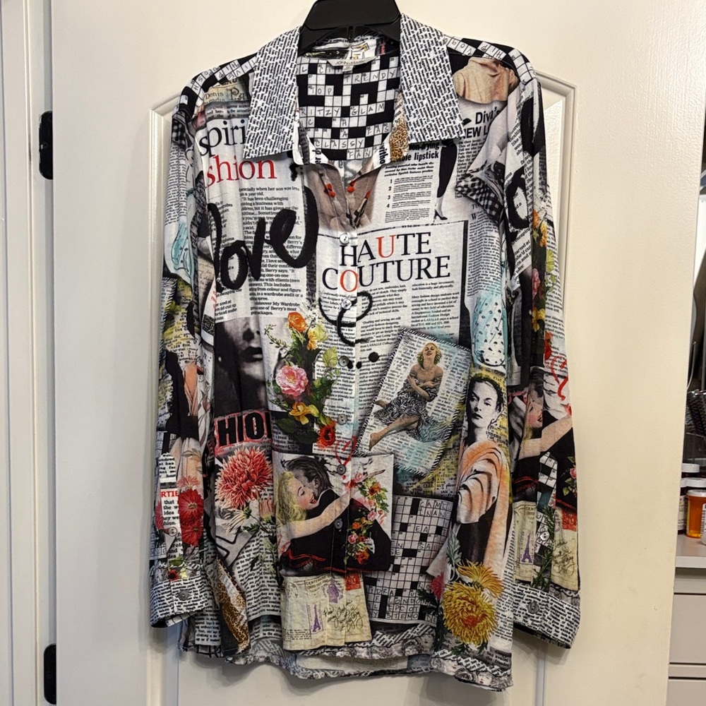 John Mark Crossword Puzzle Print Shirt